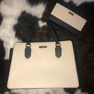 Kate spade medium satchel and wallet set